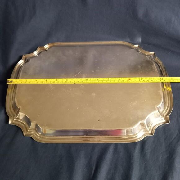 Vintage Sterling Silver Tray Poole Award Carl W. Moyer 1960 Engraved Signatures - Picture 5 of 11